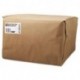 General 1|6 BBL Paper Grocery Bag 52 lbs Kraft Standard 12 x 7 x 17