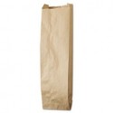 General Quart Paper Liquor Bag 35 lbs Kraft Standard 4 1|4 x 2 1|2 x 16