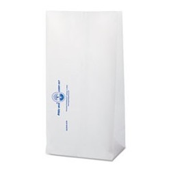 Bagcraft Dubl Wax Grease-Resistant Bakery Bags 6 1|8 x 4 x 12 3|8 White