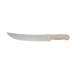 9 1|2 Cimeter Steak Knife White Polypropylene Handle
