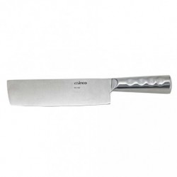 Chinese Cleaver with Stainless Steel Handle  8x 2-1/4 Blade