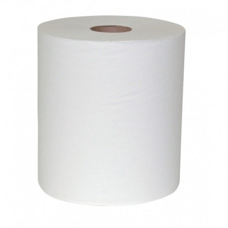 White Roll Towels Universal 8X800 Bleached Hardbound