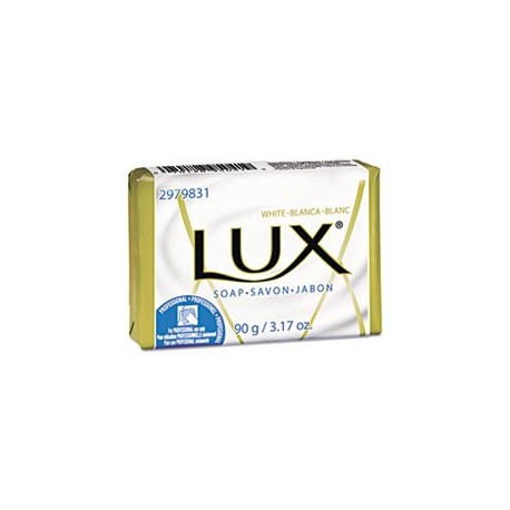Lux - Individually Wrapped Bath Soap White Pleasant Scent 3.2oz Bar