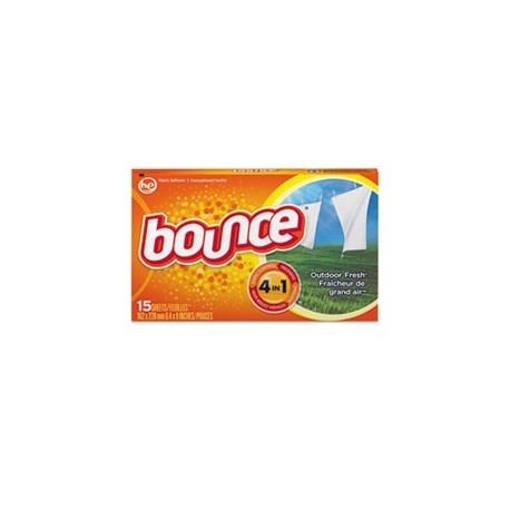 Bounce - Fabric Softener Sheets Outdoor Fresh 15 per Box