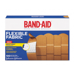 BAND-AID Flexible Fabric Adhesive Bandages 1 x 3