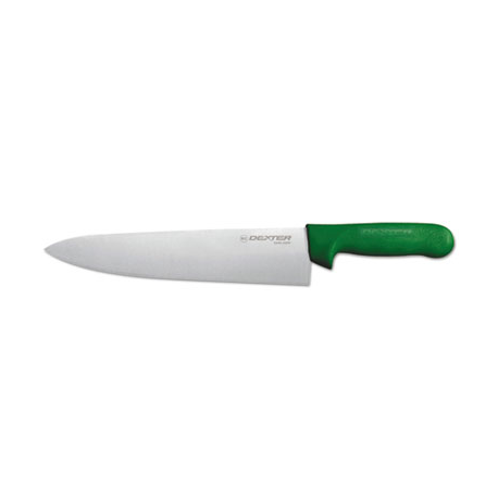 Dexter Cooks Knife 10 Inches High-Carbon Steel with Green Handle