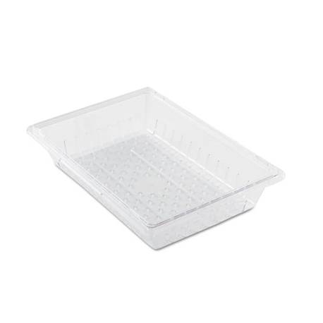 Rubbermaid ProSave Colander for Food Box Clear Plastic 18W x 26D x 5H
