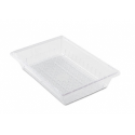 Rubbermaid ProSave Colander for Food Box Clear Plastic 18W x 26D x 5H