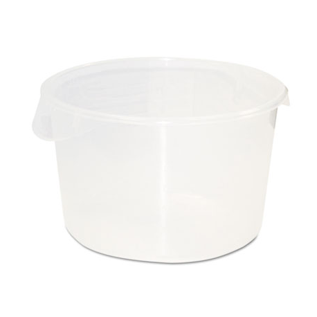 Rubbermaid Round Storage Containers 12qt Clear