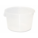 Rubbermaid Round Storage Containers 12qt Clear