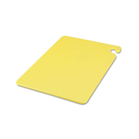 San Jamar Cut-N-Carry Color Cutting Boards Plastic  Yellow