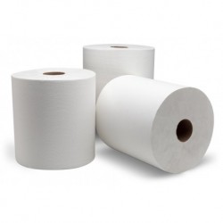 Dubl-Nature Controlled Roll Towel White