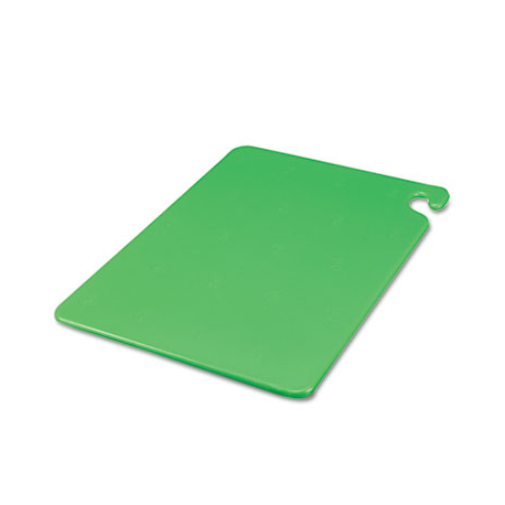 San Jamar Cut-N-Carry Color Cutting Boards Plastic Green