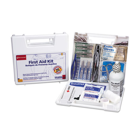 First Aid Only Bulk First Aid Kit for 25 People 107-Pieces OSHA Compliant Plastic Case