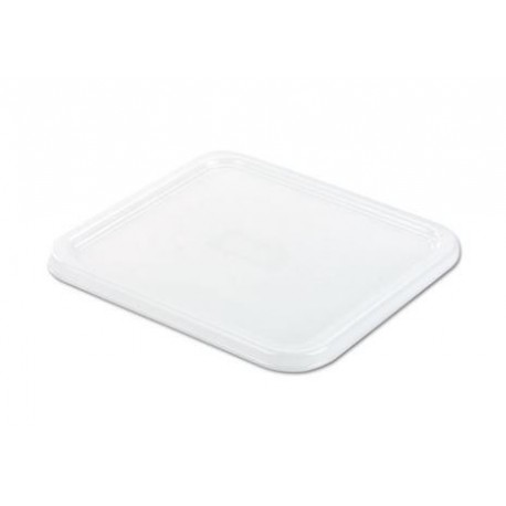 Rubbermaid Commercial SpaceSaver Square Container LidsWhite