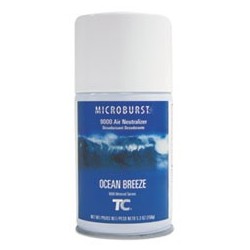 RUBBERMAID- Commercial Microburst 9000 Air Freshener Refill Ocean Breeze 5.3 oz Aerosol