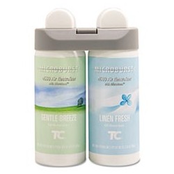 RUBBERMAID- Commercial Microburst Duet Refills Gentle Breeze/Linen Fresh 3oz Aerosol
