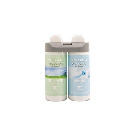 RUBBERMAID- Commercial Microburst Duet Refills Gentle Breeze/Linen Fresh 3oz Aerosol