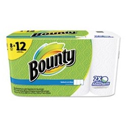 Bounty Select-a-Size Perforated Roll Towels 11 x 5.9 White 95 Sheets Per Roll