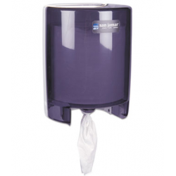 San Jamar Centerpull Paper Towel Dispenser Black Pearl 9 1|8 x 9 1|2 x 11 5|8