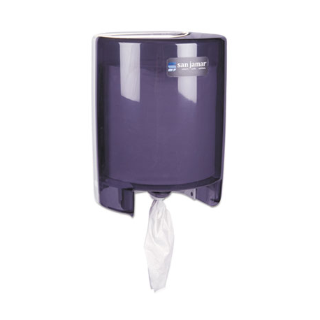 San Jamar Centerpull Paper Towel Dispenser Black Pearl 9 1|8 x 9 1|2 x 11 5|8
