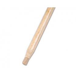Heavy-Duty Threaded End Lacquered Hardwood Broom Handle