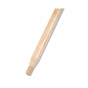 Heavy-Duty Threaded End Lacquered Hardwood Broom Handle