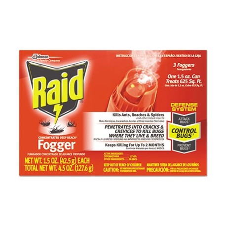 Raid Concentrated Deep Reach Fogger 1.5 oz Aerosol Can
