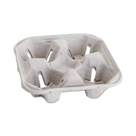 Boardwalk Carryout Cup Trays 12-20oz 4-Cup Capacity