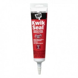 DAP KWIK SEAL Kitchen & Bath Adhesive Caulks 5 1/2 oz Tube Clear