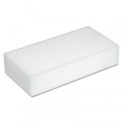 Boardwalk Disposable Eraser Pads White Foam 2 2/5 x 4 3/5