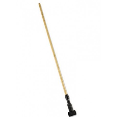 Rubbermaid Commercial Gripper Bamboo Composite Mop Handle 60 Natural and Black
