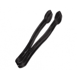WNA Plastic Tongs 9 Inches Black