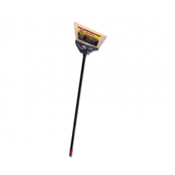 Diversey O-Cedar Commercial MaxiPlus Professional Angle Broom Polystyrene Bristles 51 Handle Black
