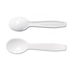 GEN Medium-Weight Cutlery Taster Spoon White 3