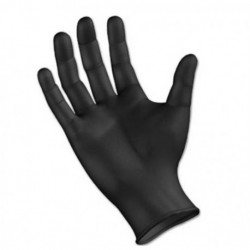 Boardwalk Disposable General Purpose Powder-Free Nitrile Gloves M Black 4.4mil