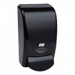 Dispenser Restyle 1-Liter Curve BLACK LOGO with CHROME writings NEW Custom Print.