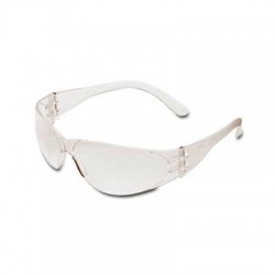 MCR Safety Checklite Scratch-Resistant Safety Glasses Clear Lens