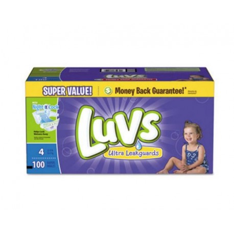 Luvs Diapers with Leakguard Size 4: 22 to 37 lbs