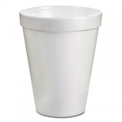 Dart Drink Foam Cups 8oz White 25/Pack