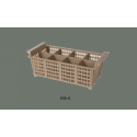 Cutlery Basket w/Handle  8 Compartment 17 x 8 x 6