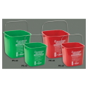 Cleaning Buckets Pails 3Qt. RED Sanitizing Solution