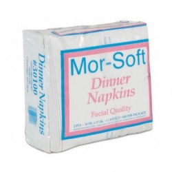 Morcon Paper Dinner Napkins 2-Ply 15 x 17 White
