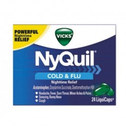 Vicks NyQuil Cold & Flu Nighttime LiquiCaps