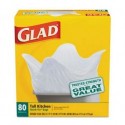 Glad Tall Kitchen Quick-Tie Bags  .69mil White