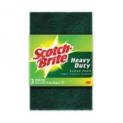 Scotch-Brite Heavy-Duty Scour Pad 3.8w x 6L Green