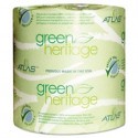 ATLAS PAPER MILLS- Green Heritage Toilet Tissue 4.3 x 3.5 Sheets 2-Ply 500 per Roll White