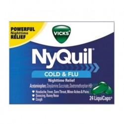 Vicks NyQuil Cold & Flu Nighttime LiquiCaps
