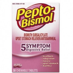Pepto-Bismol Chewable Tablets Original Flavor