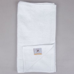 Oxford Gold Dobby Hand Towel 16x30 WHITE 4.00 LBS Towels 86% Cotton Ringspun 14% Polyester with 100% Cotton Loops Cam Border